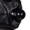 Ouch! Xtreme Cagoule avec Masque et Bâillon Blind Mask Gag Noire